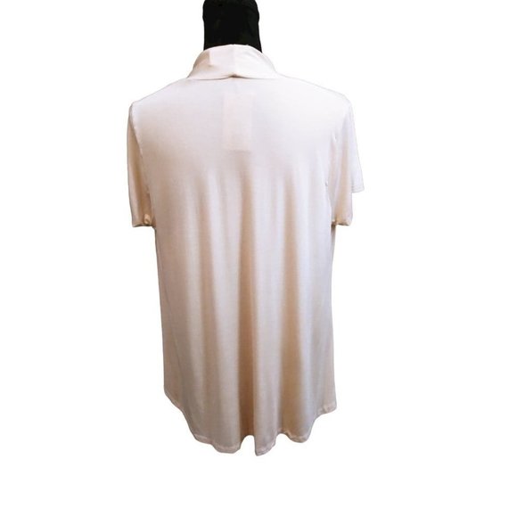 Renee C Extra Soft Natural Bamboo Short Sleeve Open Front Cardigan SIZE M NWT - Picture 8 of 10